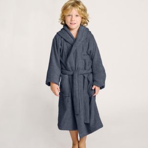 Roupão infantil azul marinho | MUYDEMI