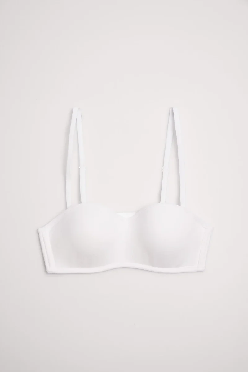 Soutien bandeau para adolescente branco