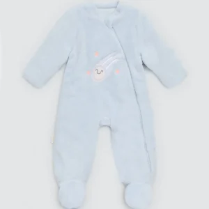 Moletom azul bebê Baby Stars