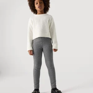 Leggings infantis com estampa de algodão