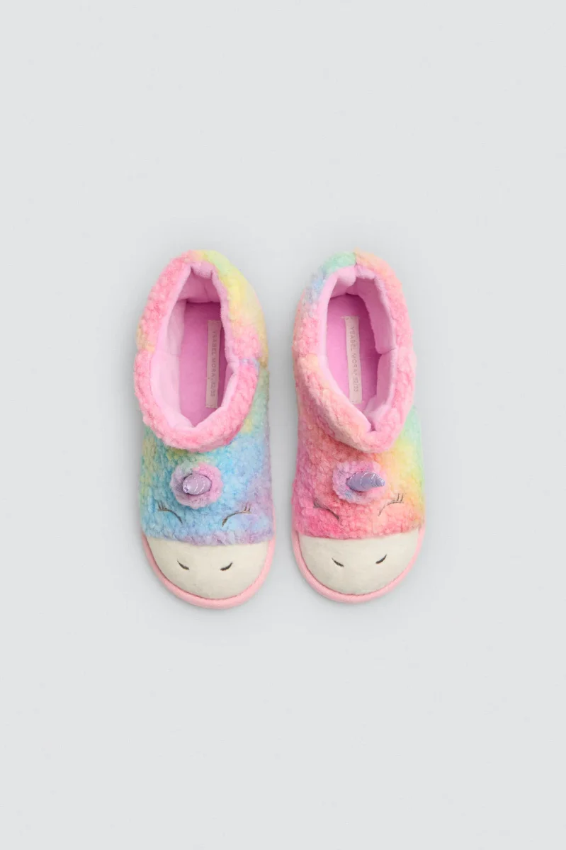 Botas infantis de casinha de unicórnio com detalhes 3D - Image 4