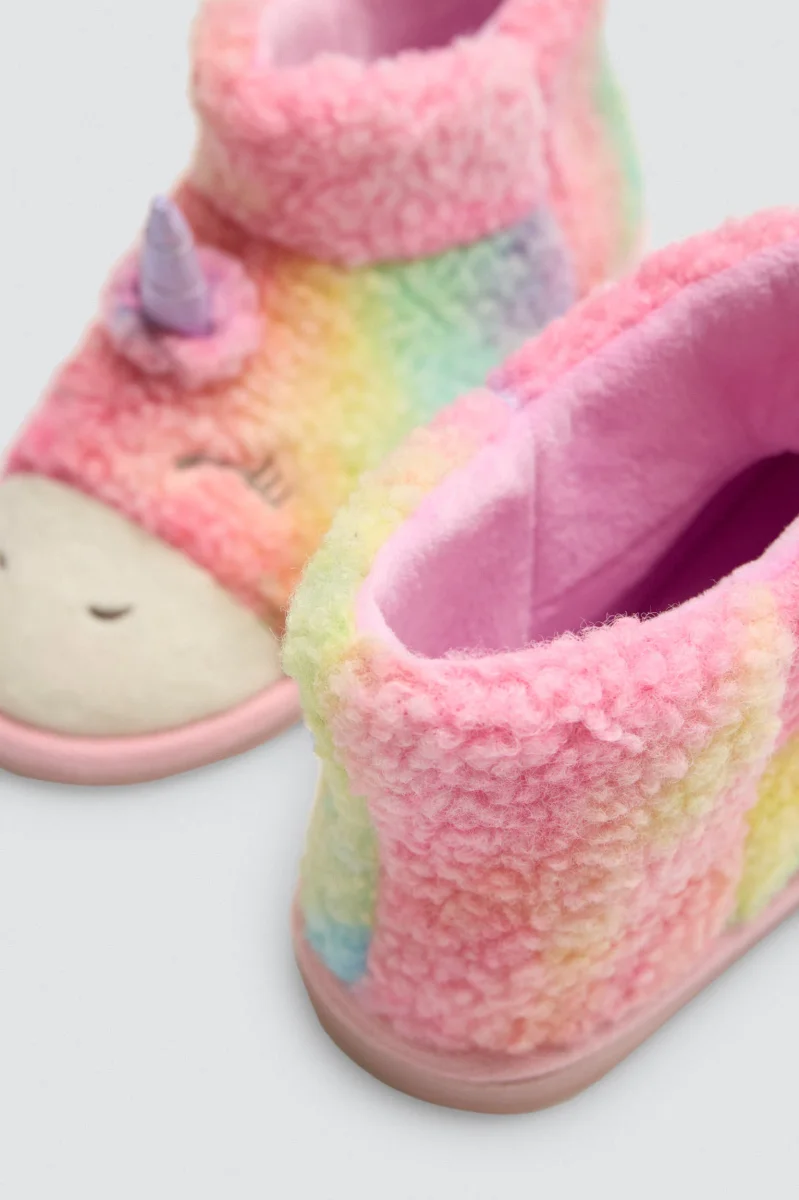 Botas infantis de casinha de unicórnio com detalhes 3D - Image 5