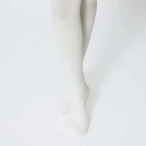Collants térmicos infantis 160 den branco