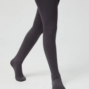 Collants térmicos infantis 140 denier cinza