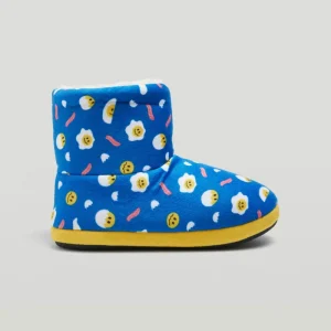 Botas de pelúcia para o pequeno-almoço inglês