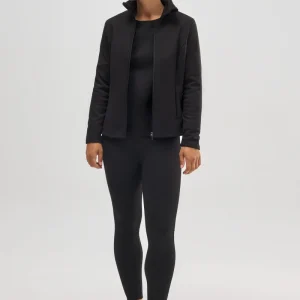 Leggings esportivas térmicas de lã preta