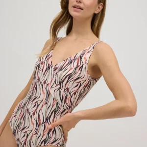 Fato de banho modelador estampado