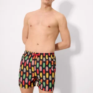 Maiô tamanho médio com estampa multicolorida de cachorro-quente da Sockarrats