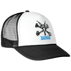 Boné Powell Peralta Vato Rat Bones Trucker – White/Black