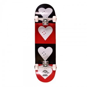 Skate Completo Heart Supply Quad Logo Black Red – 7.75″