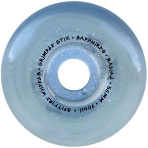 Rodas Spitfire x Grimple Stix Sapphire Radials Clear – 58mm 90DU