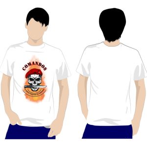 Tshirts de Algodão e Técnicas – Comandos – Modelo 23