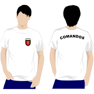Tshirts de Algodão e Técnicas – Comandos – Modelo 7