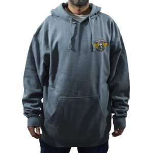 Sweat Hood Powell Peralta Winged Ripper – Gunmetal Heather