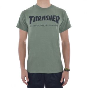 T-Shirt Thrasher Skate Mag – Army Green