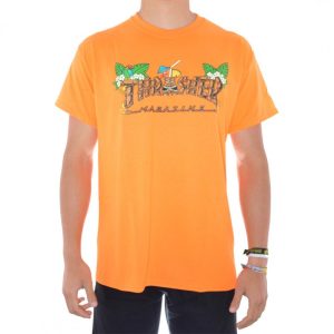 T-Shirt Thrasher Tiki – Orange