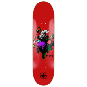 Tábua Disorder Nyjah Huston Floral Stencil – 8.5″